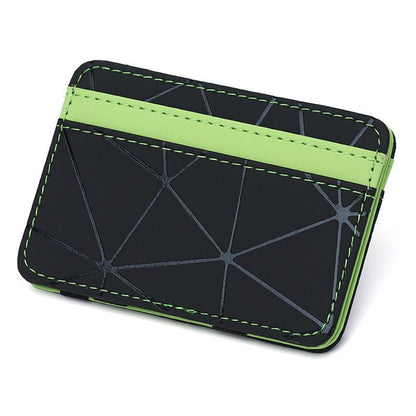 Small Magic Wallet Credit Card Holder Cash Clip Slim ID Purse 7 Colors 7*10*1 CM