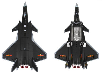 TEERBO J-20 Heavy Stealth Fighter Fire Fang 1/48 diecast plane model aircraft