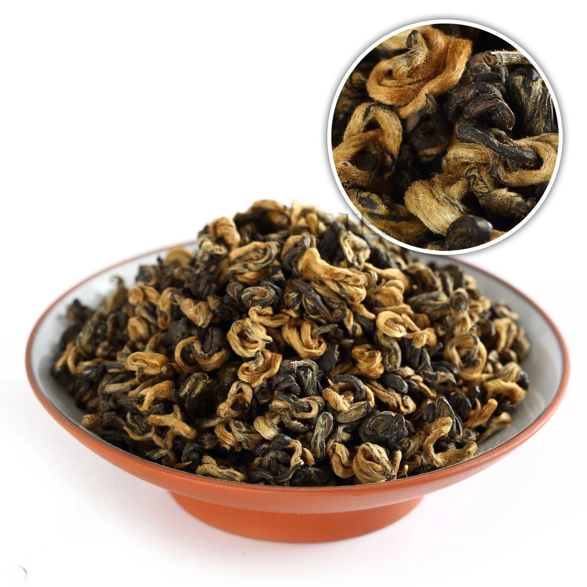 250g Supreme Yunnan Black Tea Fengqing Dian Hong Dianhong Snail Golden Buds