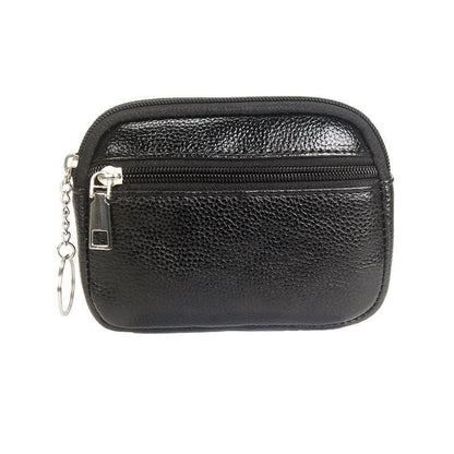 Fashion Zipper Short Wallet Bag Synthetic Leather Clutch Card Holder Coin Purses