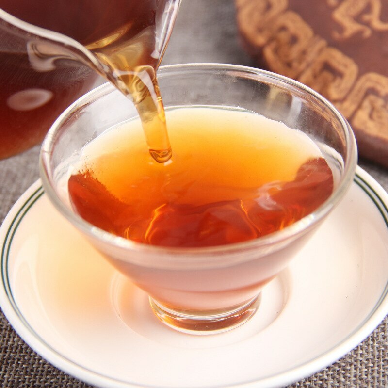 2019 Year Yunnan Menghai Chen Yun Ancient Shu Puer Tea Old Ripe Puer Tea 357g
