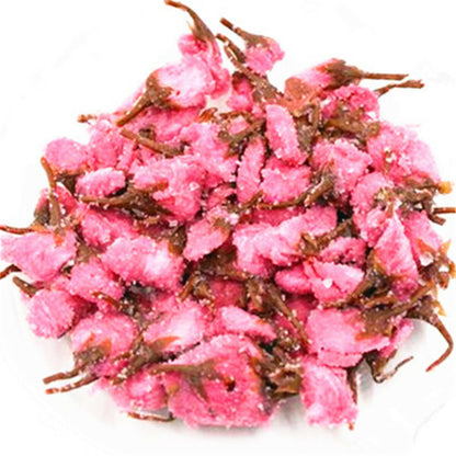Japanese Salted Sakura Cha Pink Cherry Blossoms Traditional Preserved Flower Tea