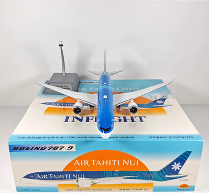 1:200 InFlight Air Tahiti Nui Boeing 787-9 F-OTOA Airplane Diecast Plane Model