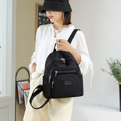 Women's Backpack Nylon Backpack Student School Bag Girls' Small Travel Rucksack