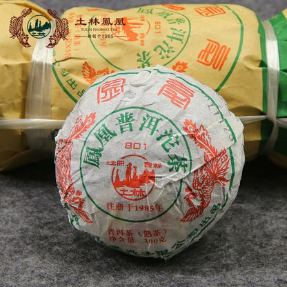 Tulin 2011 Ripe Pu Erh Tuo Cha Phoenix Puer Tuocha 801 Shu Puer Tea 100g