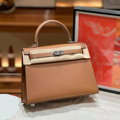 19/22/25/28 Real Leather Flap Handbag Tote Briefcase Fashion Purse Shoulder Bag