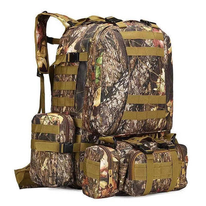 Tactical Backpack Mens Sport Bag Outdoor Hiking Climbing Army Rucksack