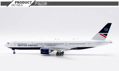 1:200 32CM ARD BRITISH AIRWAYS BOEING 777-200 Passenger Airplane Diecast Model