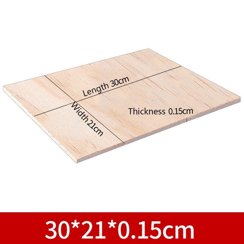 Basswood Plywood Multi Size Aviation Layer Board Plank Unfinished Wood Materials