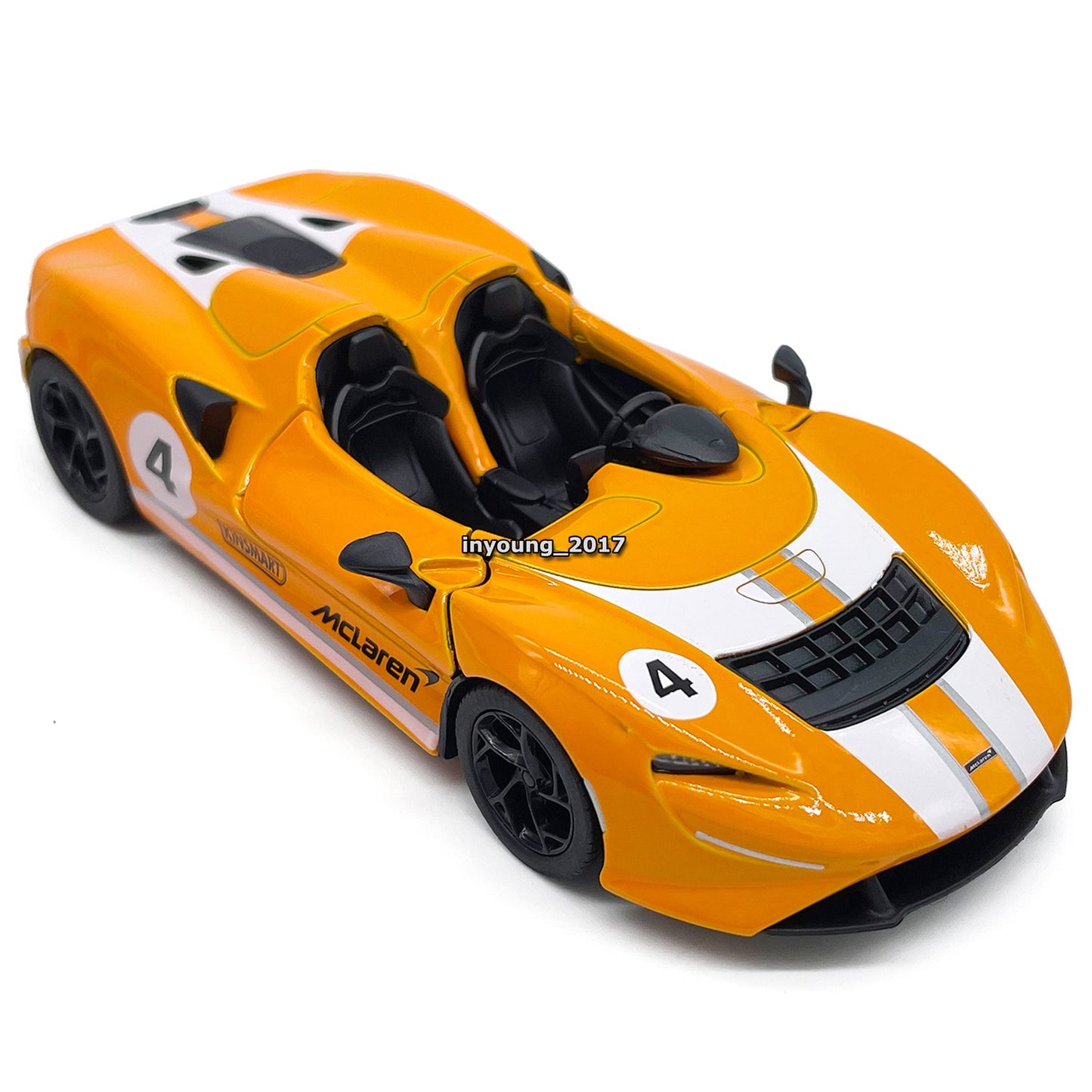 1/36 McLaren Elva Model Toy Car Diecast Toy Vehicle Boys Toys Kids Gifts Orange