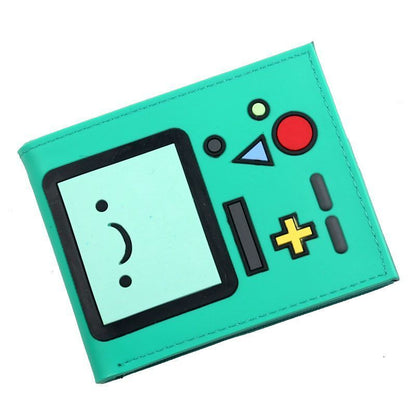 Cartoon Wallet Credit Card Case Holder Bifold Purse Short Coin Purse Bag PVC 1PC