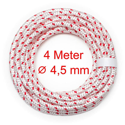 4mX4.5mm Starter Rope Chainsaw Lawn Mower Construction Equipment For Honda Part