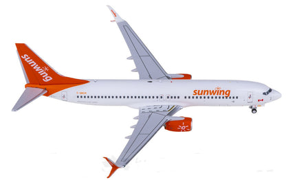 1:400 AeroPolaris Sunwing Airlines B737-800 Passenger Airplane Diecast Model
