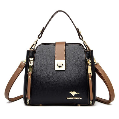 Synthetic Leather Handbag Purse Bag Shoulder Crossbody Messenger Small 20*18*9CM