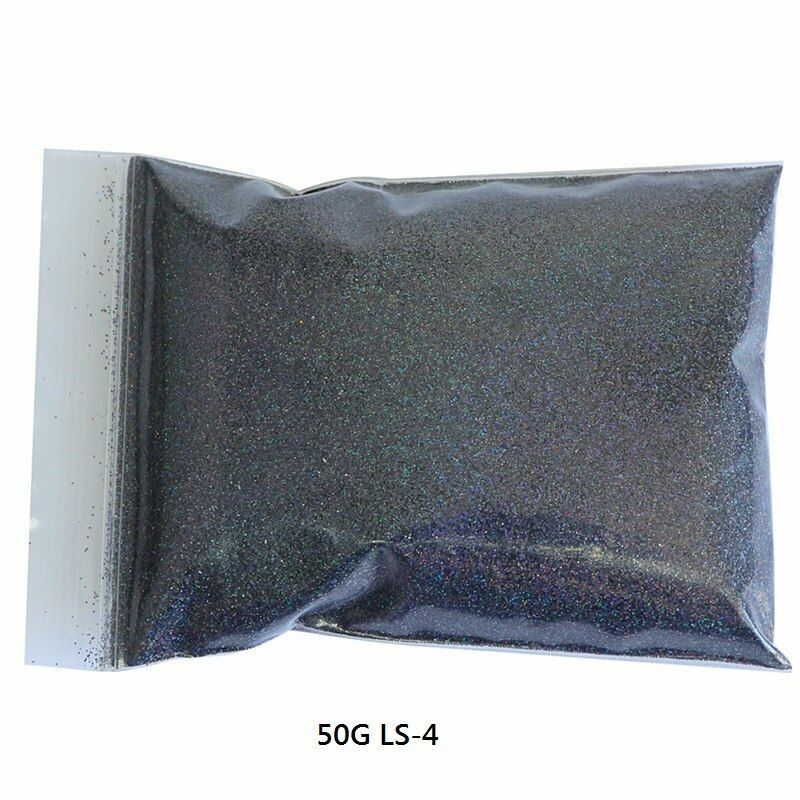 50G/Bag Holographic Glitter Nail Art Decoration Powder Pigment Laser Dust Sequin