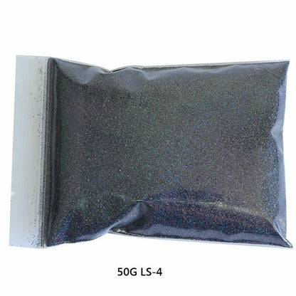 50G/Bag Holographic Glitter Nail Art Decoration Powder Pigment Laser Dust Sequin