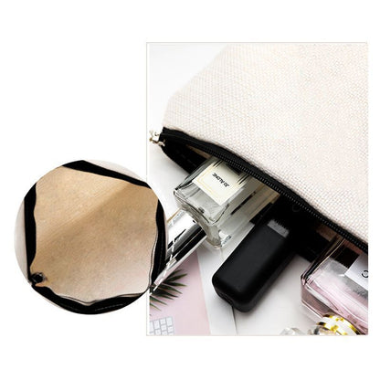 Cats Footprints Cosmetic Bag Cases Makeup Organizer Bag Traveling Polyester 1 PC