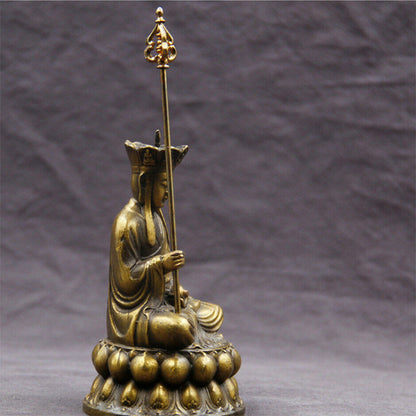 Chinese Bronze Antique Tibetan Buddhism Buddha Statue Mini Buddha Decoration