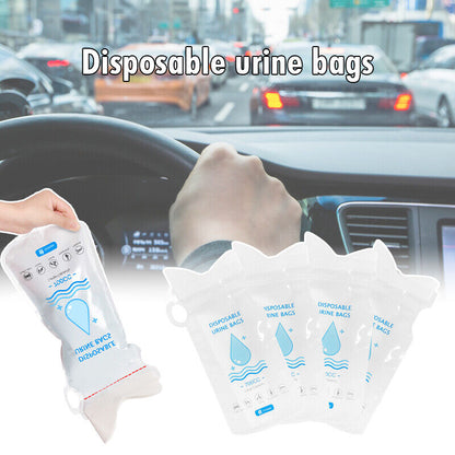 4Pcs 700ml Portable Toilet Pee Bag Camping Pee Bags Unisex Urine Bags Vomit Bags