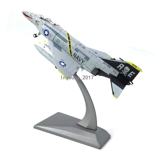 1:100 McDonnell-Douglas F-4C Phahtom Fighter Plane Model Diecast Airplane Model
