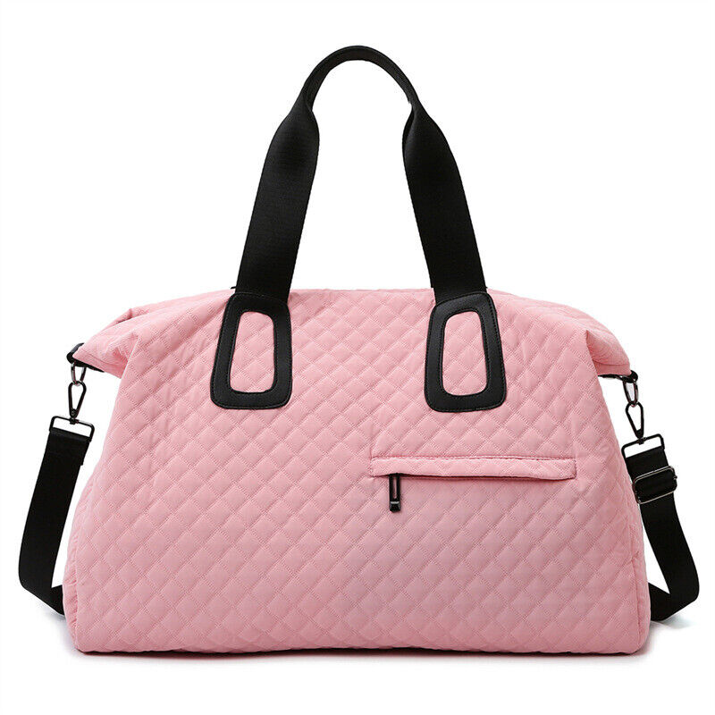 Women Big Capacity Quilted Yoga Sport Handbag Fitness Bag Travel Crossbody Bags