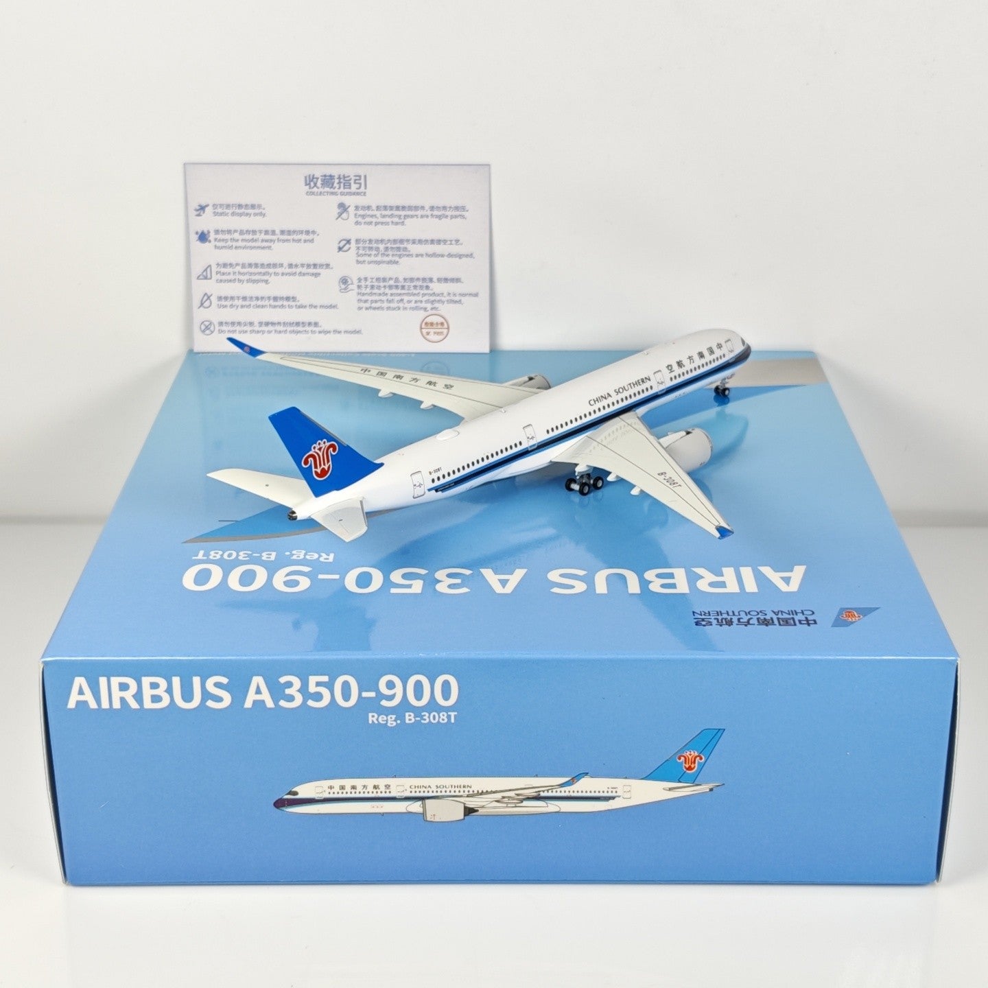 1:400 NGmodels China Southern Airbus A350-900 Passenger Diecast Airplane Model
