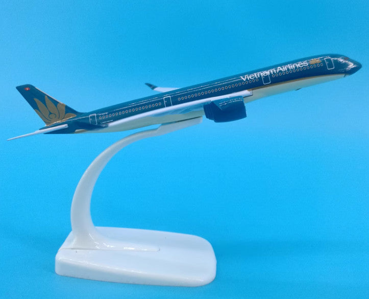 16cm Vietnam Airlines Airbus A350 Passenger Airplane Diecast Aircraft Model