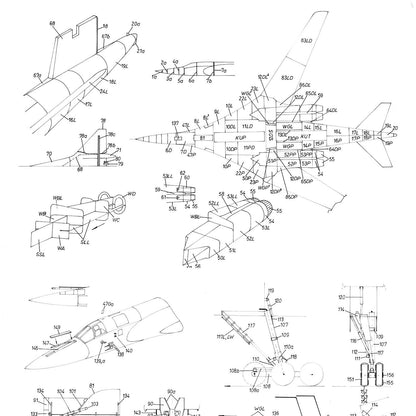 32cm 1/72 Tupolev Tu-160 Black Jack Bomber Plane Paper Model DIY Unassembled