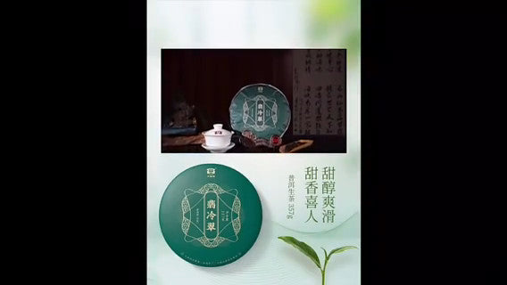 China Yunnan FEI LENG CUI Pu-erh Raw Puer TAETEA Dayi Pu'er Tea Cake tee, 357g