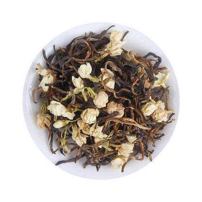 500g/1.1LB Dian Hong Tea Jasmine Black Tea Fengqing Leaves Red Gold Buds Bulk