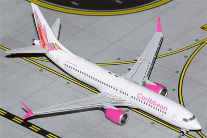 GeminiJets Caribbean Airlines FOR BOEING B737 MAX8 9Y-CAL 1:400 Aircraft Model