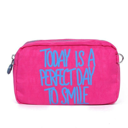 Women Pouch Packing Organizers Makeup Bag Waterproof Nylon Travel Cosmetic Case
