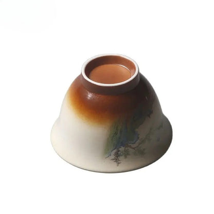 Chinese Gaiwan Ceramic Tea Bowl Creative Handmade Tea Infuser Household Tea Set
