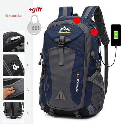 Mountaineering Backpack Men Riding Sport Bags Outdoor Backpacks Hiking Bag Men