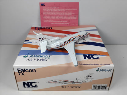1:200 NG Model Dassault aviation Falcom 7x Airplane Diecast Aircraft Model