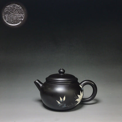 vintage chinese yixing purple clay teapot zisha ceremony teaware collection rare