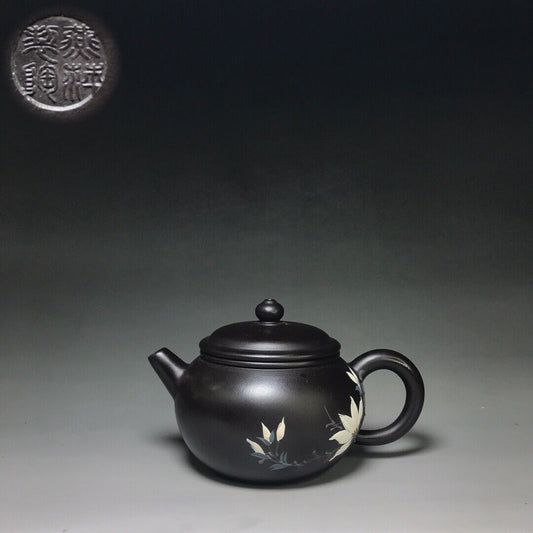 vintage chinese yixing purple clay teapot zisha ceremony teaware collection rare