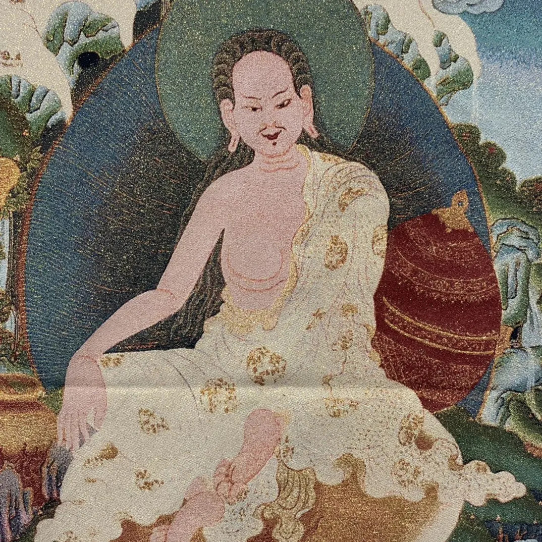Tibetan Buddhism Embroidery Master Buddha lama Tsongkhapa Thangka hanging screen