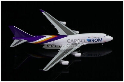 1:400 JC Wings ROM CARGO BOEING 747-400 Freighter Diecast Plane Aircraft Model
