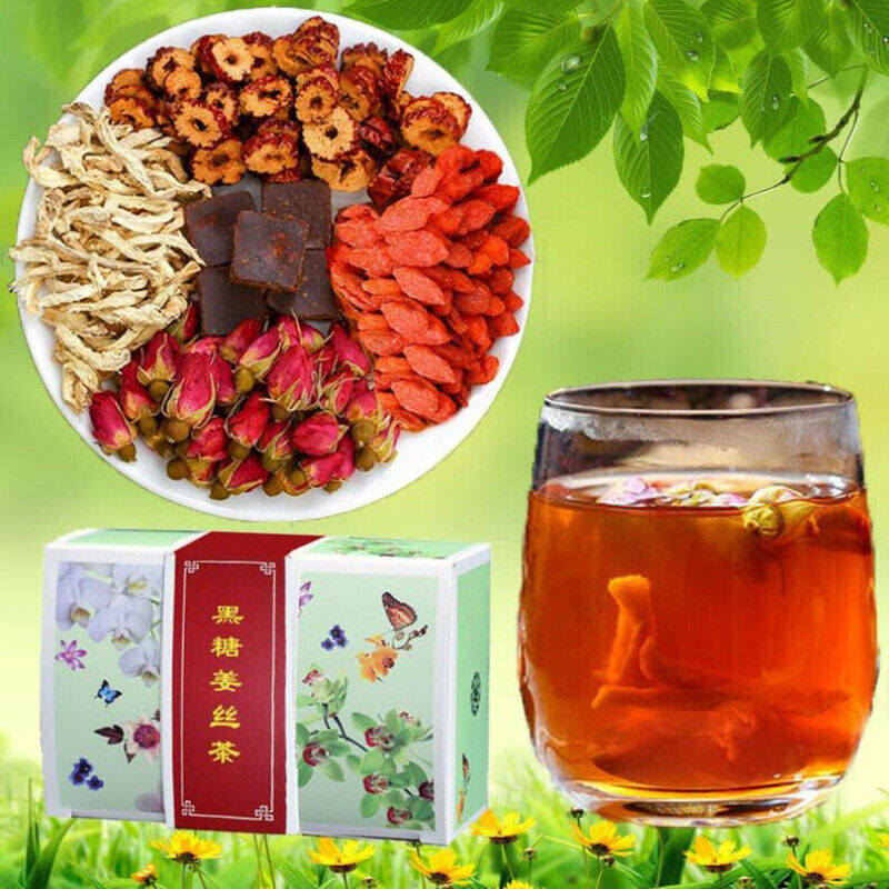 12g*10 Bags Natural Hongtangjiangsicha Brown Sugar Ginger Tea Women Health Care