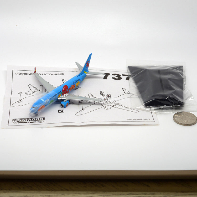 Dragon for Boeing 737-800 World No B-5606 1/400 diecast model plane