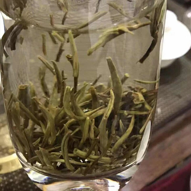 300g Premium Silver Needle White Tea Cake Chinese Organic Bai Hao Yin Zhen Cha