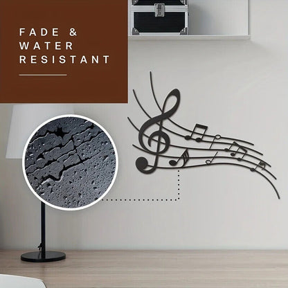 Musical Notes Sign Metal Music Wall Decor Modern Beautiful Music Notes Wall Deco