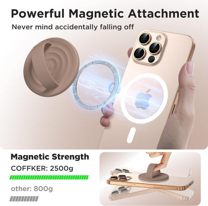 Magnetic Phone Grip Ring Holder, Liquid Silicone Magnet Cell Phone Grip Finger L