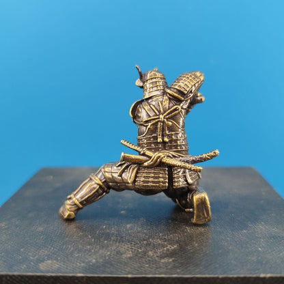 Brass Samurai Incense Holder Stick Incense Burner for Sandalwood Agarwood