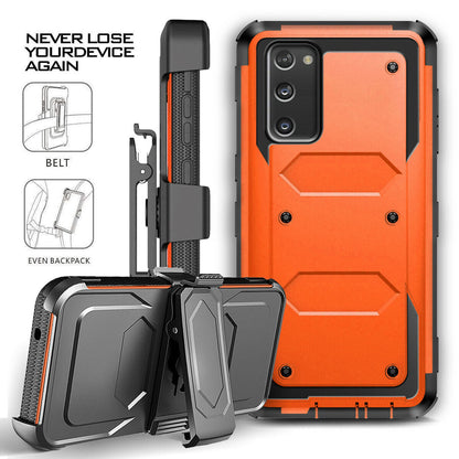 For Samsung Galaxy S20 FE/ 5G Case Shockproof Phone Cover Belt Clip w/ Accessory