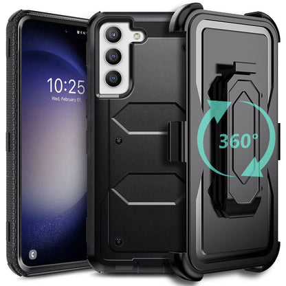 For Samsung Galaxy S22 S23 Ultra 5G Holster Case Belt Clip Stand Cover Accessory