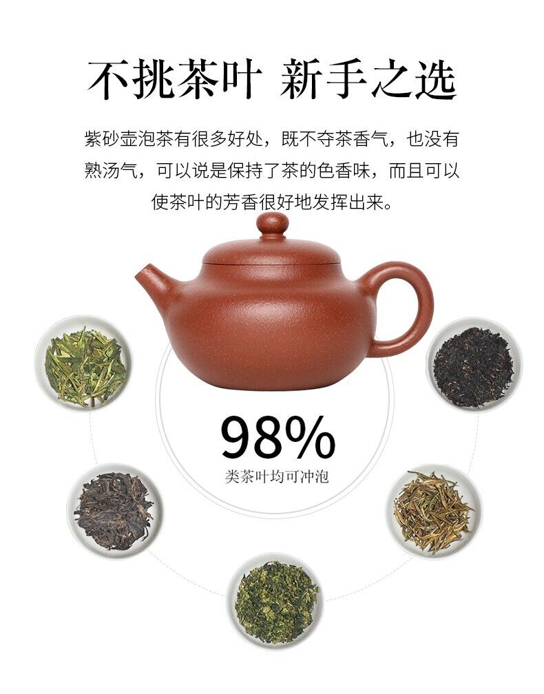 230cc chinese Yixing Handmade Zisha teapot JiangPoNi RongXin Hu Gongfu Tea Pot