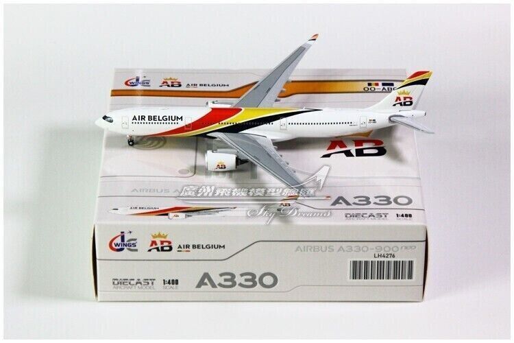 1:400 JC Wings AIR BELGIUM AIRBUS A330-900neo Passenger Airplane Diecast Model