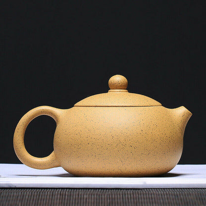 220ml Chinese Yixing Handmade Purple Clay Teapot Xishi Kettle Kung Fu Tea Set